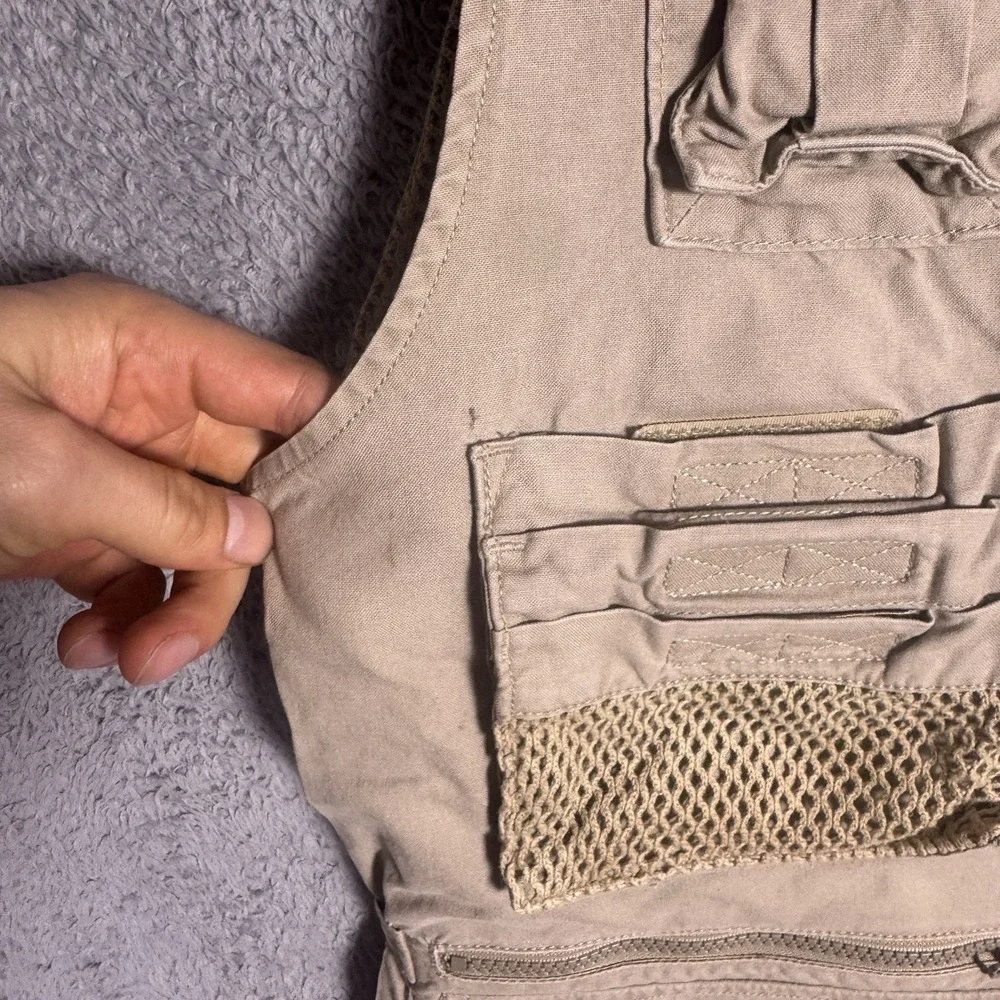 Banana Republic Vest Mens S Photographer Safari Hike Fishing Travel Utility Y2K